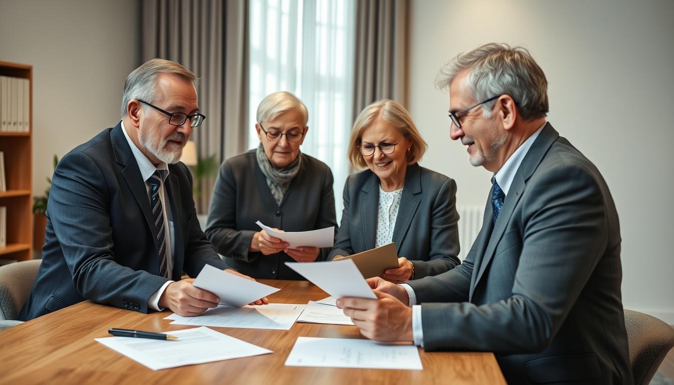 Review of senior legal documents